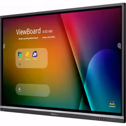 Viewsonic IFP5550-5 tableau blanc interactif et accessoire 55" 3840 x 2160 pixels Écran tactile Noir HDMI