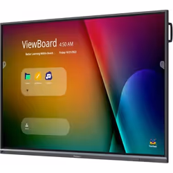 Viewsonic IFP6550-5F tableau blanc interactif 65" 3840 x 2160 pixels Écran tactile Noir HDMI