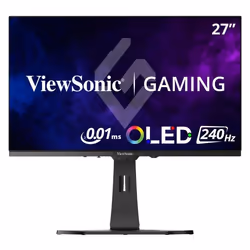 Viewsonic XG272-2K-OLED, 68,6 cm (27"), 2560 x 1440 pixels, Quad HD, OLED, 0,01 ms, Noir, Blanc