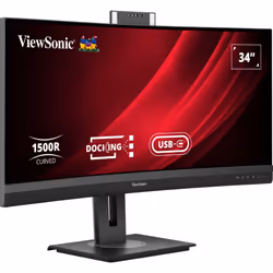 Viewsonic VG3457CV LED display 86,4 cm (34") 3440 x 1440 pixels UltraWide Quad HD Noir