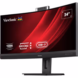 Viewsonic VG3457CV LED display 86,4 cm (34") 3440 x 1440 pixels UltraWide Quad HD Noir