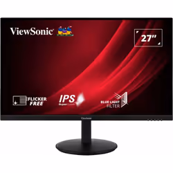Viewsonic VG Series VG2709-2K-MHD-2, 68,6 cm (27"), 2560 x 1440 pixels, Quad HD, LED, 4 ms, Noir