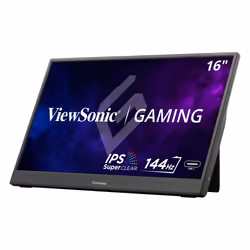 Viewsonic VX1654 téléviseur et moniteur portables Moniteur portable Noir 15.6" LED