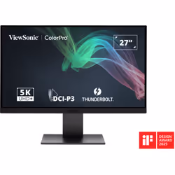 Viewsonic VP2788-5K, 68,6 cm (27"), 5120 x 2880 pixels, 5K Ultra HD, LED, 5 ms, Noir