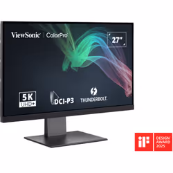 Viewsonic VP2788-5K écran plat de PC 68,6 cm (27") 5120 x 2880 pixels 5K Ultra HD LED Noir