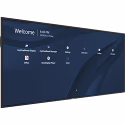 Viewsonic CDE105UW tableau blanc interactif 2,67 m (105") 5120 x 2160 pixels Noir - Vue supplémentaire 3