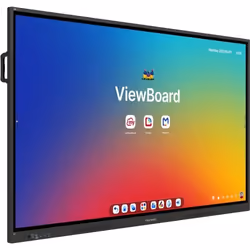 Viewsonic IFP8634 tableau blanc interactif 2,18 m (86") 3840 x 2160 pixels Écran tactile Noir