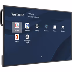 Viewsonic CDE4314-2C Écran d'affichage dynamique Écran plat de signalisation numérique 109,2 cm (43") LCD Wifi 500 cd/m² 4K Ultra HD Noir Intégré dans le processeur Android 14 24/7 - Vue supplémentaire 2