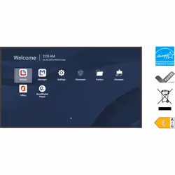 Viewsonic CDE4314-2C Écran d'affichage dynamique Écran plat de signalisation numérique 109,2 cm (43") LCD Wifi 500 cd/m² 4K Ultra HD Noir Intégré dans le processeur Android 14 24/7 - Vue supplémentaire 8