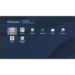 Viewsonic CDE5014-2C Écran d'affichage dynamique Écran plat de signalisation numérique 127 cm (50") LCD Wifi 500 cd/m² 4K Ultra HD Noir Intégré dans le processeur Android 14 24/7