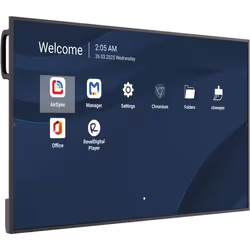 Viewsonic CDE5014-2C Écran d'affichage dynamique Écran plat de signalisation numérique 127 cm (50") LCD Wifi 500 cd/m² 4K Ultra HD Noir Intégré dans le processeur Android 14 24/7 - Vue supplémentaire 2