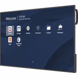 Viewsonic CDE5014-2C Écran d'affichage dynamique Écran plat de signalisation numérique 127 cm (50") LCD Wifi 500 cd/m² 4K Ultra HD Noir Intégré dans le processeur Android 14 24/7 - Vue supplémentaire 3
