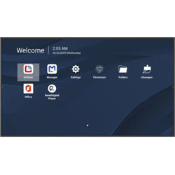 Viewsonic CDE5514-2C Écran d'affichage dynamique Écran plat de signalisation numérique 139,7 cm (55") LCD Wifi 500 cd/m² 4K Ultra HD Noir Intégré dans le processeur Android 14 24/7