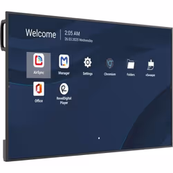 Viewsonic CDE5514-2C Écran d'affichage dynamique Écran plat de signalisation numérique 139,7 cm (55") LCD Wifi 500 cd/m² 4K Ultra HD Noir Intégré dans le processeur Android 14 24/7 - Vue supplémentaire 2