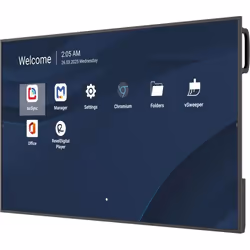 Viewsonic CDE5514-2C Écran d'affichage dynamique Écran plat de signalisation numérique 139,7 cm (55") LCD Wifi 500 cd/m² 4K Ultra HD Noir Intégré dans le processeur Android 14 24/7 - Vue supplémentaire 3