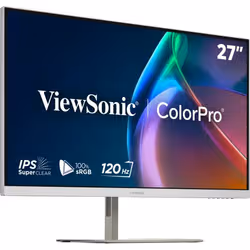 Viewsonic VP Series VP2766-2K-W écran plat de PC 68,6 cm (27") 2560 x 1440 pixels Quad HD LED Blanc, Argent - Vue supplémentaire 4