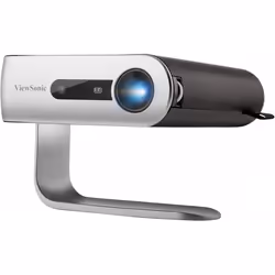 Viewsonic M1+ vidéo-projecteur Projecteur à focale courte 125 ANSI lumens LED WVGA (854x480) Compatibilité 3D Argent