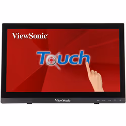 Viewsonic TD1630-3, 39,6 cm (15.6"), 1366 x 768 pixels, HD, LCD, 12 ms, Noir