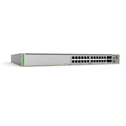 Allied Telesis AT-GS980MX/28Pcommutateur réseau Géré L3 Gigabit Ethernet (10/100/1000) Connexion Ethernet, supportant l'alimentation via ce port (PoE) 1U Gris