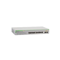 Allied Telesis GS950/10PS Géré Gigabit Ethernet (10/100/1000) Connexion Ethernet, supportant l'alimentation via ce port (PoE) Vert, Gris