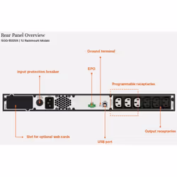 Vertiv Liebert EDGE-1500IRM1U alimentation d'énergie non interruptible Interactivité de ligne 1,5 kVA 1350 W