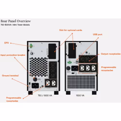 Vertiv Liebert EDGE-750IMT alimentation d'énergie non interruptible Interactivité de ligne 0,75 kVA 675 W