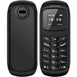 MiRUSI GSM Bluetooth Mini Téléphones Mobiles Combiné Bluetooth Téléphone Écouteur Dialer Support Nano Carte SIM BM70 Noir