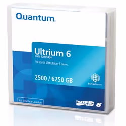 Quantum Ultrium 6, Bande de données vierge, LTO, 2,5 To, 6,25 To, 2,5:1, Noir
