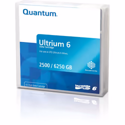 Quantum MR-L6WQN-04, Bande de données vierge, LTO, 2,5 To, 6,25 To, 2,5:1, Noir