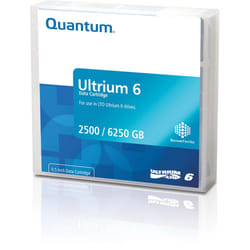 Quantum MR-L6WQN-04 support de stockage de secours Bande de données vierge 2,5 To LTO 1,27 cm