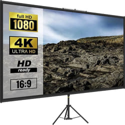 Écran de Projection - VEVOR - 90 pouces - Trépied Réglable - 4K HD - Portable