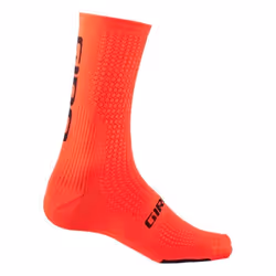 Chaussettes de cyclisme Giro Hrc Team pour homme - Rouge - Maintien de la voûte plantaire