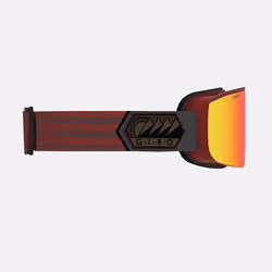 Giro Axis lunette de sports d'hiver Bordeaux Hommes Orange Verres (plats) cylindriques
