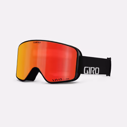 Giro Method Vivid Goggle, Noir, Unisexe, Verres sphériques, Polycarbonate, Noir, Ambre, Rouge