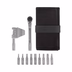 Blackburn Big Switch Ratchet Multi Tool, Outils de bicyclette, Kit d'outils pour bicyclette, Métallique, T25, T30, 8 mm, Noir