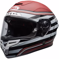 Bell Race Star DLX RSD The Zone Casque, blanc-rouge, taille S pour Hommes