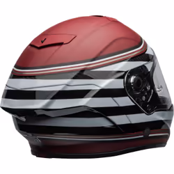 Bell Race Star DLX RSD The Zone Casque, blanc-rouge, taille S pour Hommes