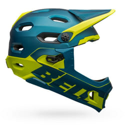 Bell Helmets Super DH MIPS Bleu, Citron vert