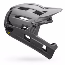 Bell Helmets Super AIR R MIPS, Casque intégral, Construction par moulage, Visière de casque, Mat