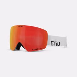 Giro Contour Vivid Goggle, Blanc, Unisexe, Verres sphériques, Polycarbonate, Blanc, Ambre, Rouge, Jaune