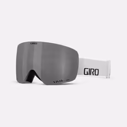 Giro Contour Vivid Goggle, Blanc, Unisexe, Verres sphériques, Polycarbonate, Blanc, Gris, Rouge