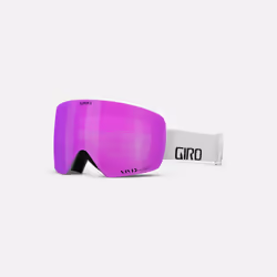Giro Contour RS Vivid, Unisexe, Verres (plats) cylindriques, Blanc, Violet, Taille unique