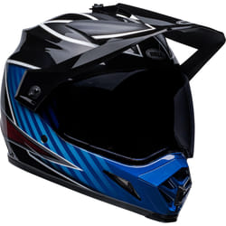 Bell MX-9 Adventure MIPS Dalton Casque de motocross, noir-bleu, taille L pour Hommes