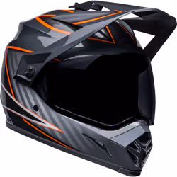 Bell MX-9 Adventure MIPS Dalton Casque de motocross, noir-orange, taille L pour Hommes