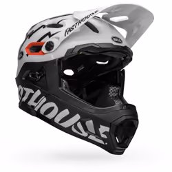 Bell Super DH Spherical, Casque intégral, Coque rigide, Visière de casque, Mat