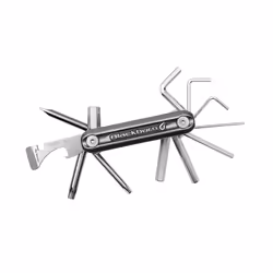 Blackburn Grid 13, Outils de bicyclette, Multi-outils vélo, Gris, Métallique, T25, T30, 1.5,2,2.5,3,4,5,6,8 mm, 89 mm