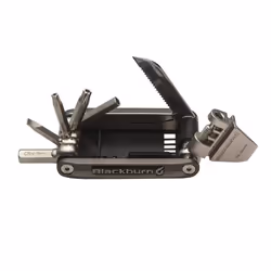 Blackburn Wayside Multi Tool, Outils de bicyclette, Multi-outils vélo, Noir, Nickel, T25, T30, 2,2.5,3,4,5,6,8 mm, 53 mm