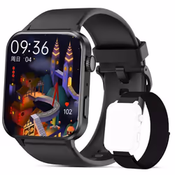 Montre Connectée Homme Femme SmartWatch Sport GPS Blackview Bluetooth Etanche 1.83 pour Samsung Iphone Huawei Xiaomi Android  ...