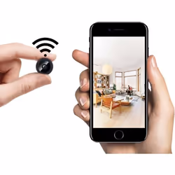 Caméra Espion - WiFi - 1080P - Résolution Full HD - Détection de mouvement - Résistant aux intempéries