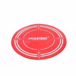AKRacing AK-FLOORMAT-RD protection de surfaces Rouge Polyester - Vue supplémentaire 3